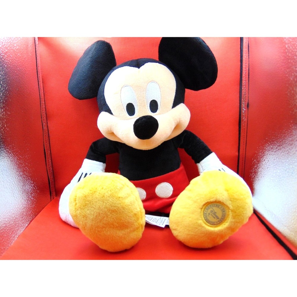 Mickey Mouse Disney Store Authentic Original Large 18-inch Soft Stuffed Animal